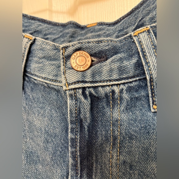 Gap NWT High Rise Horseshoe Jeans in Dark blue indigo - Picture 16 of 16